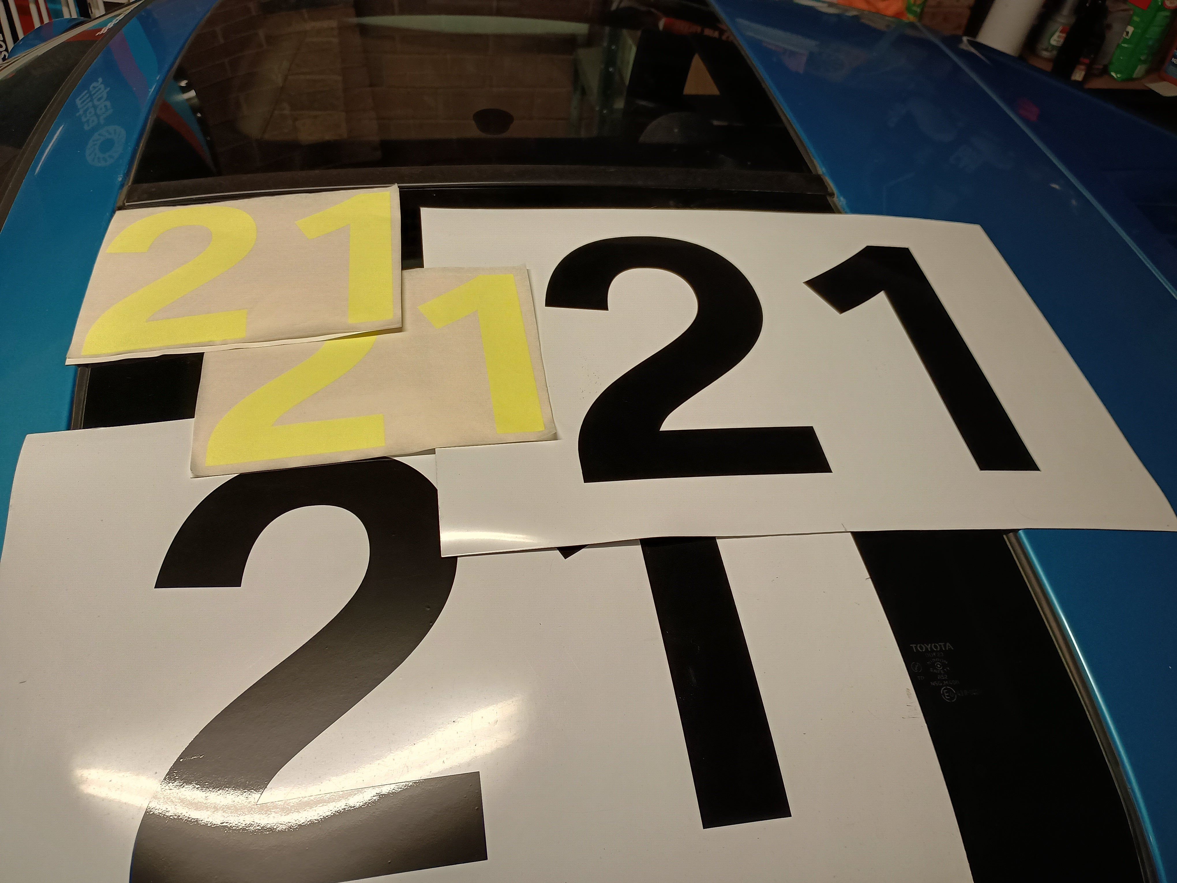 Race Number Set - Motorsports Australia Spec | AO Graphics